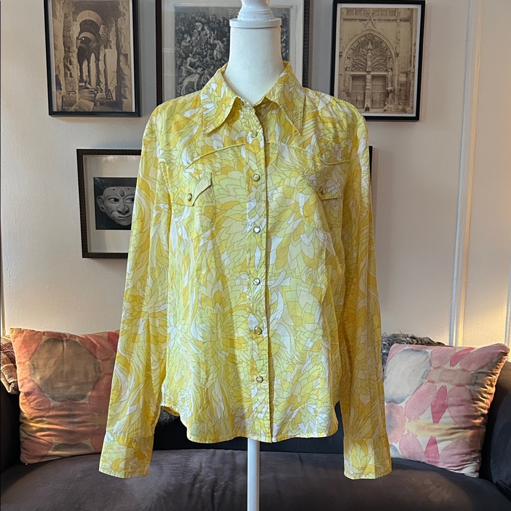 Banana Republic Button Down Shirt, Sz L